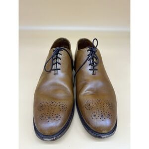 Allen Edmonds MacKenzie Brown Oxford 10.5 D Medallion Toe USA